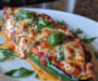 Cheesy Baked Chicken Parmesan Zucchini Boats